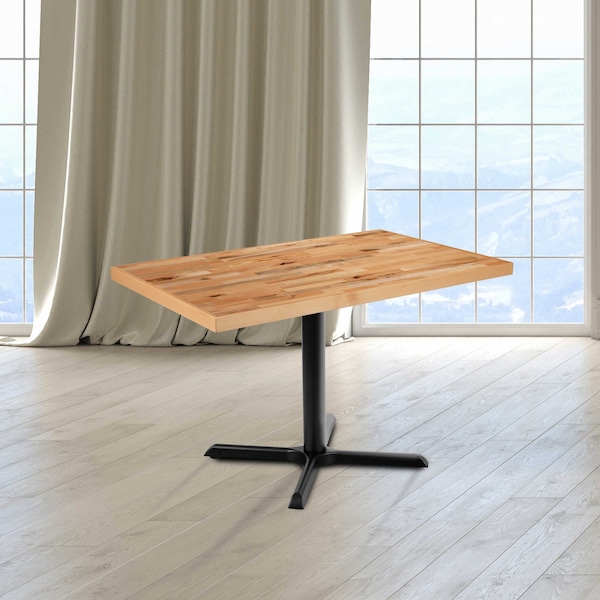 Flash Furniture 30" x 48" Rectangle Butcher Block Style Table Top XU-BB30X48RCT-GG - main